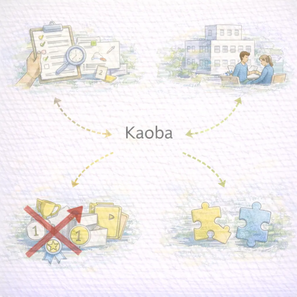 Illustration: Neutralität und klare Zuständigkeiten ohne Empfehlungsdruck.